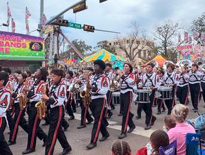 2026 Gilmer Marching Band  at the School Parade