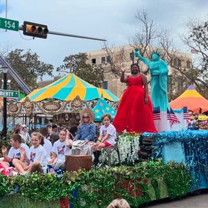 Yamboree School Parade Float Liberty